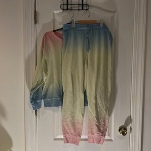 Pants and sweatshirt gap